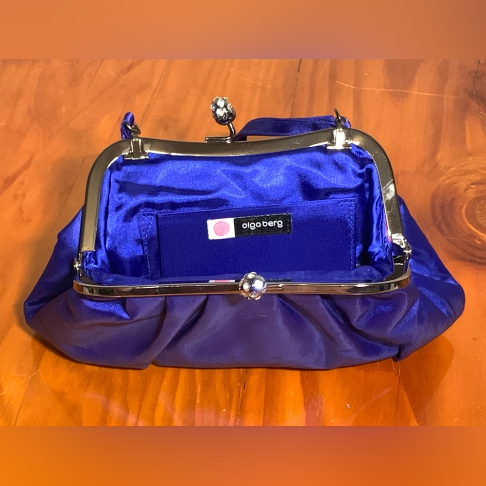 Olga Berg Purple Clutch